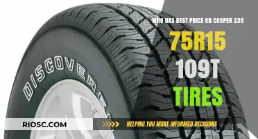 Best Deals on Cooper 235 75R15 109T Tires: Where to Find the Lowest Prices