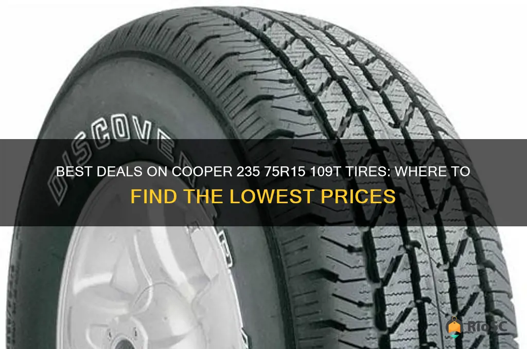 who has best price on cooper 235 75r15 109t tires