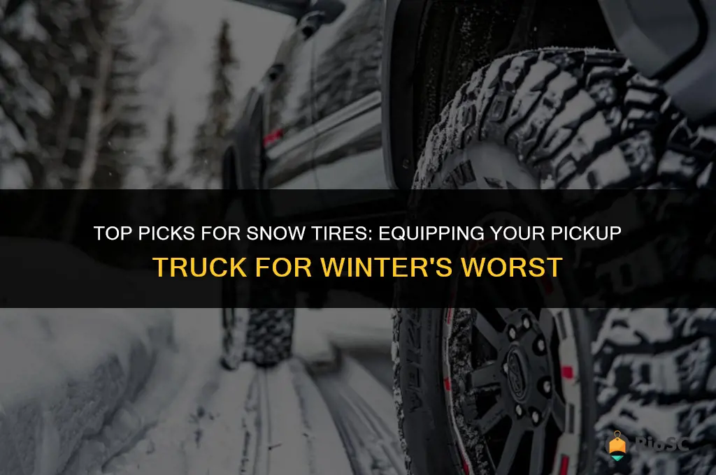 who makes the best snow tires for a pickup truck