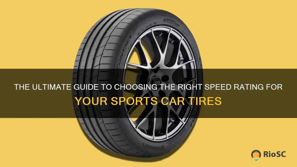 wich is the best speed rating for sport car tires