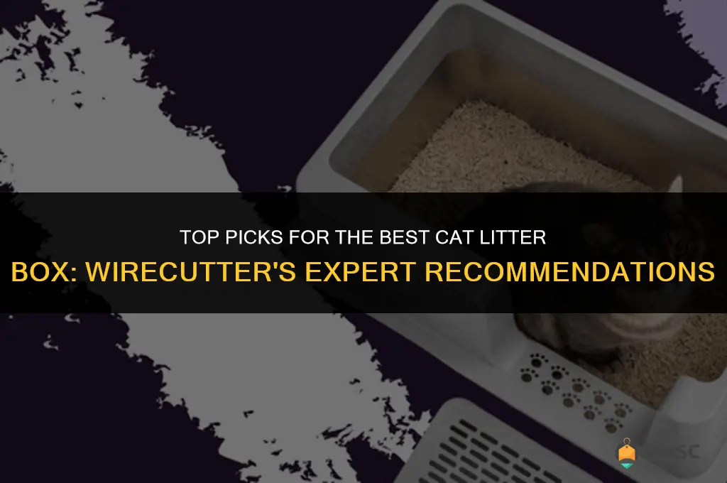 wirecutter best cat litter box