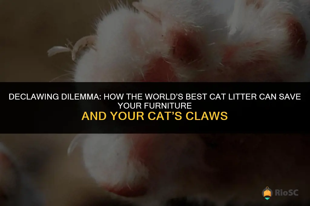 world best cat litter declaw