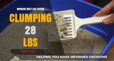 Purr-fectly Clean: The World's Best Cat Litter for Superior Clumping - 28 Pounds of Feline Bliss!
