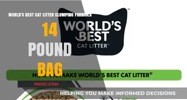 Revolutionary Clumping: The World's Best Cat Litter Formula in a 14-Pound Bag