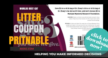 Purr-fect Savings: World's Best Cat Litter Coupon Printable