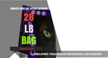 Purr-fectly Clean: Lavender Bliss 28 LB Cat Litter Bag - The Ultimate Choice for Your Feline Friend!