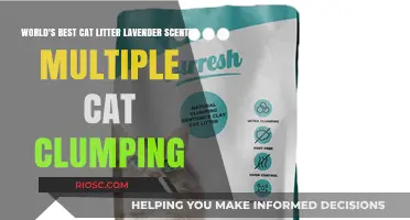Purr-fectly Clean: Lavender Scented Clumping Cat Litter for Multi-Cat Homes