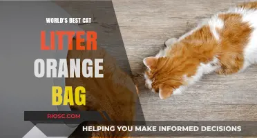 Purr-fectly Clean: The World's Best Cat Litter in a Vibrant Orange Bag