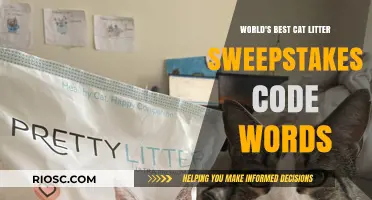 Unlock the Secrets: World's Best Cat Litter Sweepstakes Code Words Revealed!
