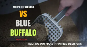 Comparing the Purr-fect Choice: World's Best Cat Litter Takes on Blue Buffalo in a Battle for Feline Supremacy
